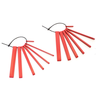 红色咬牙胶棒排棒下颌骨力量稳定儿童口肌言语训练工具Talktools