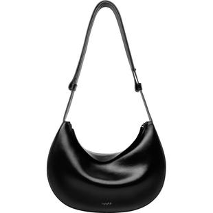 INJOYLIFE香蕉船包小号小众设计月牙包腋下包单肩慵懒风斜挎包包