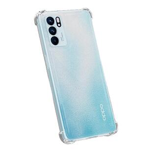 适用oppoReno6手机壳Reno6Pro新款oppo5G透明硅胶保护套opopreno65G气囊防摔镜头全包男女加超薄0pp0高级外壳