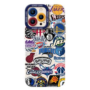 NBA篮球队标手机壳适用华为mate60pro硅胶pura70/90/80男生nova13新款p50/12球星40潮牌30小众15高级感14/9/7