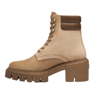 SW SOHO LACE-UP BOOTIE 25年新款沟纹厚底系带马丁靴短靴女