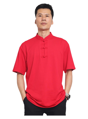 2023夏季珠地棉T恤太极服柏龄