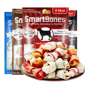 美国SmartBones迷你洁齿骨狗零食