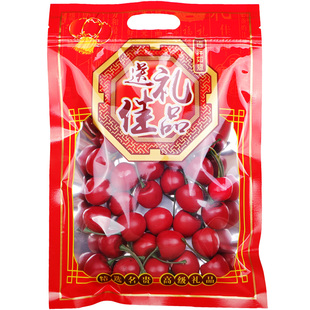 送礼佳品自封袋腊肠干货特产塑料手提袋年货喜糖果坚果包装袋定做