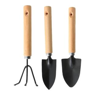 种花工具家用种菜养花园艺松土花铲盆栽花艺种植工具三件套小铲子