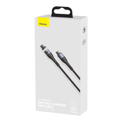 倍思双type-c锌磁5a防尘数据线