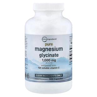 美国Micro Ingredients脂质体甘氨酸镁300粒Magnesium glycinate