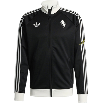 Adidas/阿迪达斯正品三叶草男士立领修身针织足球运动外套KB4452