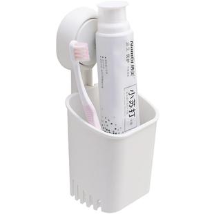 太力卫生间置物架浴室厕所免打孔电动牙刷牙膏梳子壁挂吸盘收纳盒