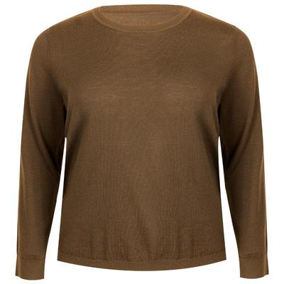 美丽客栈大码薄款保暖羊毛针织衫