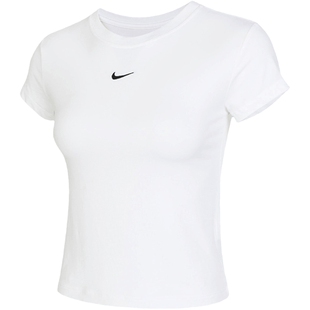 nike耐克女子运动休闲圆领短袖T恤FV5509-100