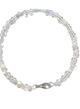 米珠手链记忆钢圈清凉百搭ins风礼物饰品成品送礼贴纸diy情侣闺蜜