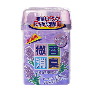 日本进口空气清新剂微香型固体车载车用芳香清香消臭剂厕所除异味