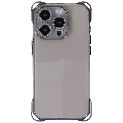 四角可挂绳防摔软壳适用iPhone15Promax斜跨手机壳16全包镜头17Pro透黑13保护套12简约透明14plus时尚11新款