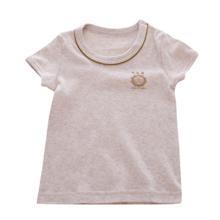 3件男童短袖t恤夏儿童家居服睡衣纯棉a类婴幼儿薄款半袖上衣全棉