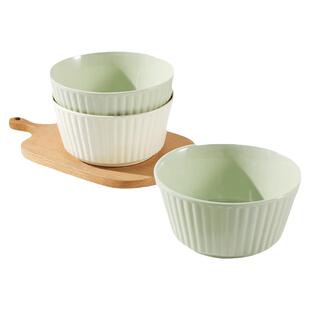 法式六英寸碗4只装面碗家用陶瓷大号饭碗泡面碗汤面碗食品级汤碗