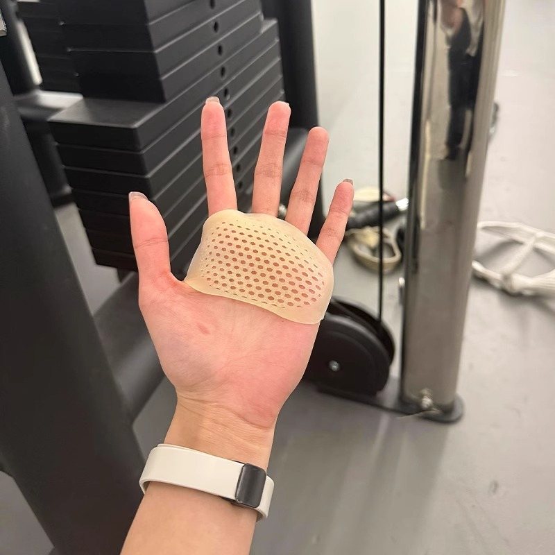 运动健身硅胶手套防起茧防滑撸铁哑铃手掌保护套器械训练专用手套