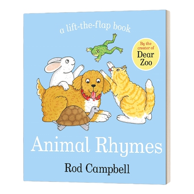 英文原版 Animal Rhymes 动物童谣 英文版 进口英语原版书籍
