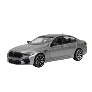 新款宝马BMW M5 F90 四门轿车版 MJ 1:64 仿真合金汽车模型收藏绿