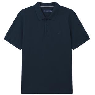 【父亲节礼物】NAUTICA/诺帝卡男装夏季亲肤透气带弹短袖POLO衫