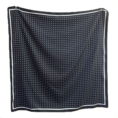 小星球复古波点丝巾空调房披肩