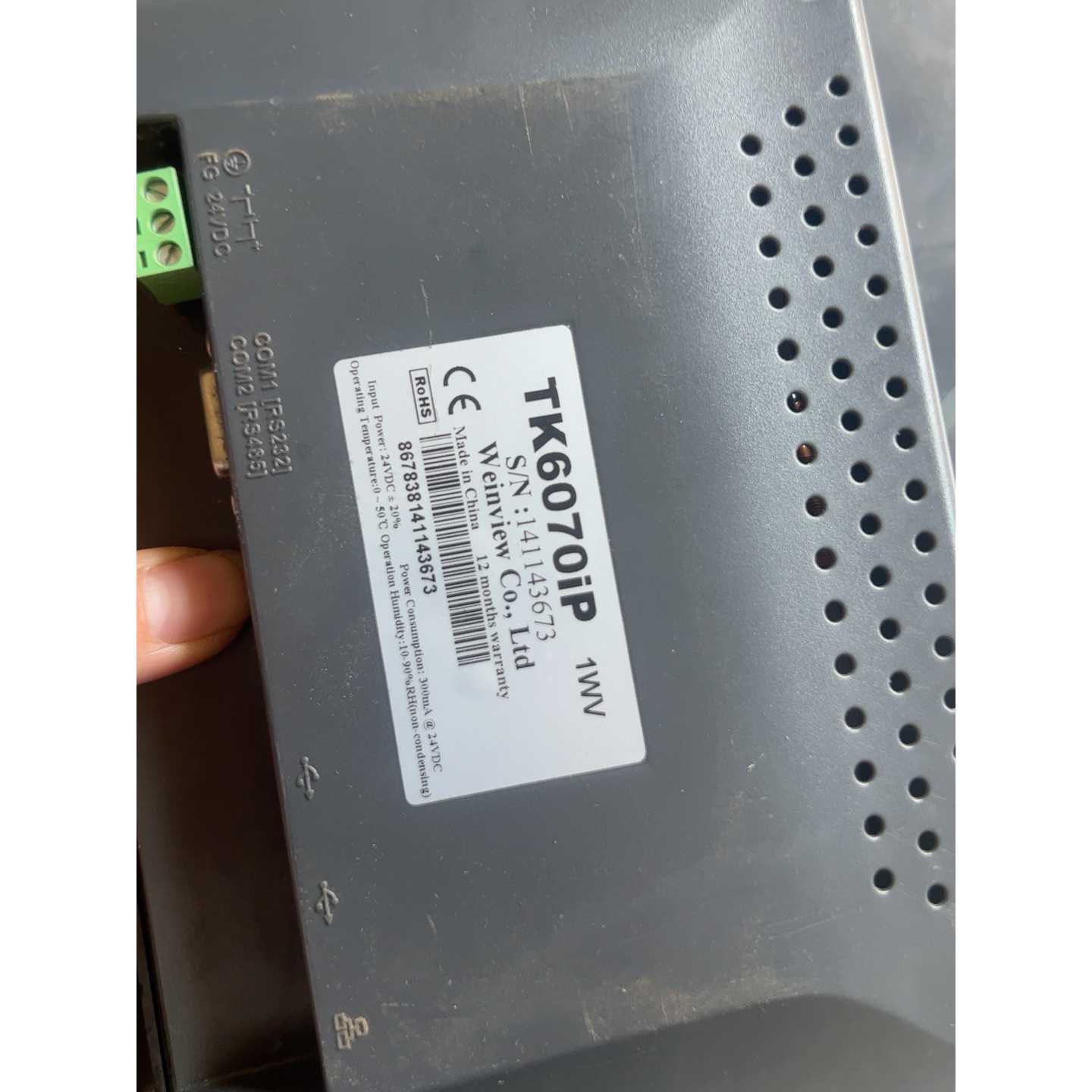 议价威纶TK6070ip/TK6070iQ触摸屏，拆机多个，使用