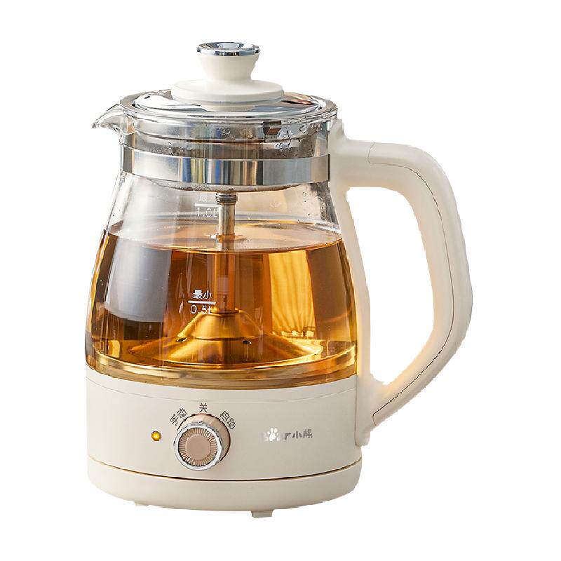 小熊煮茶壶电热烧水壶自动家用蒸茶壶喷淋式煮茶器2024新款电茶壶