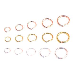 S925纯银开口圈银圈银环项链手链收尾连接圈手工diy饰品配件接环