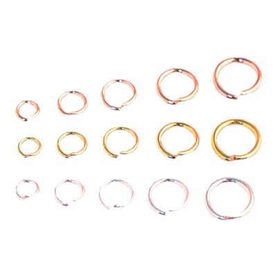 S925纯银实心开口圈银环盘缠