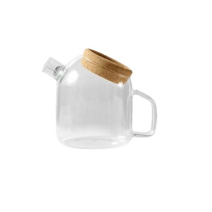 高颜值创意冷水壶家用大容量玻璃壶耐高温凉水壶超大泡茶壶冷饮壶