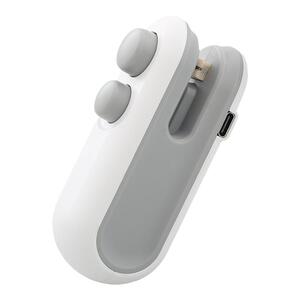 USB封口机小型手压式家用充电封口器零食塑料袋热密封机封开两用