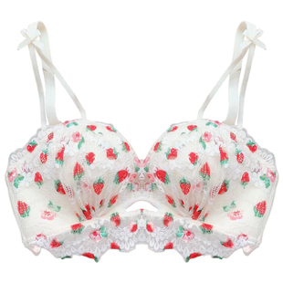 Siimeilail/斯米莱法式甜妹蕾丝内衣女小胸聚拢显大无钢圈文胸罩