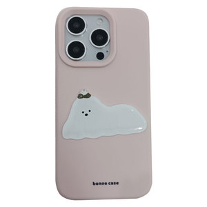 趣味可爱卡通立体小狗适用苹果16ProMax手机壳iPhone13新款16pro小众14防摔15PRO硅胶12女款情侣简约全包软壳