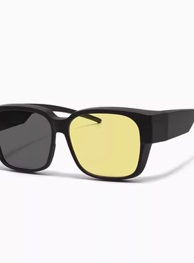 夜间开车专用近视套镜墨镜日夜两用防远光灯夜视镜眼镜男偏光变色