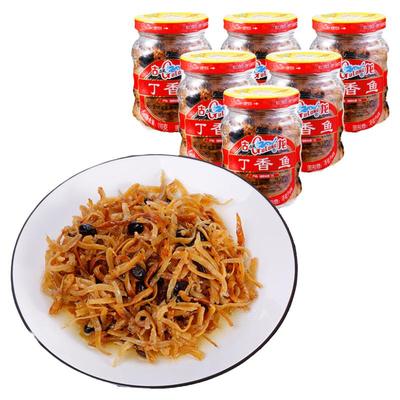 古龙厦门特产丁香鱼罐头110g*6罐