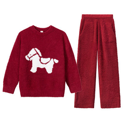 保暖睡衣结婚新婚情侣套装