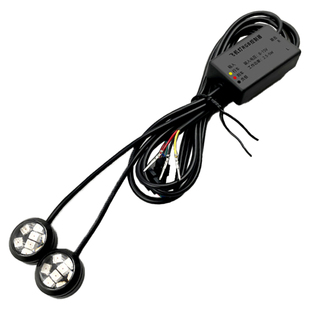 电动车飞机灯小牛爆闪领航灯摩托车频闪灯配件警示接线氛围装饰灯