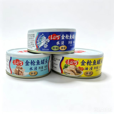水浸金枪鱼罐头低脂高蛋白健身