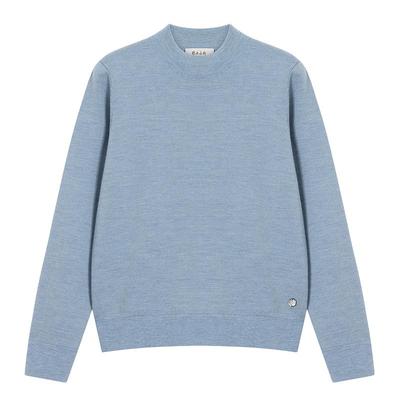 鄂尔多斯1980 女装精纺半高领虚提羊绒衫25年秋冬新品舒适打底衫