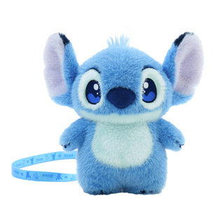 zoobies迪士尼史迪仔路西法毛绒玩偶包斜挎收纳包圣诞礼物女生日