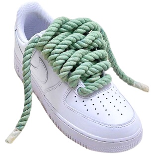 NIKE耐克AIRFORCE1空军一号AF1白黑小麦色男女情侣低帮休闲小白鞋