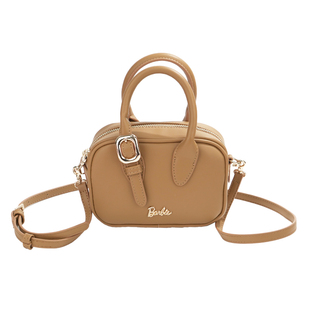 【Barbie芭比官方正品】手提女包小挎包美拉德新款手拎包时尚包包
