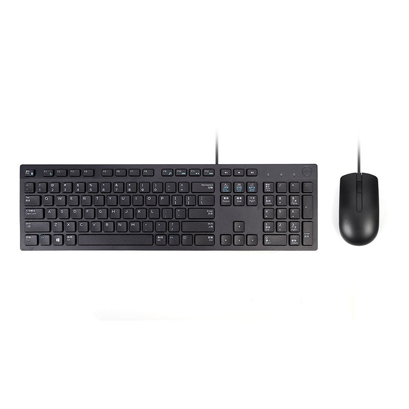 原装联保戴尔Dell KB216巧克力键盘MS116鼠标键鼠套装正品黑白色