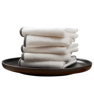 洗碗布竹纤维不易沾油洗碗抹布油利除厨房灶台专用擦桌子刷碗毛巾