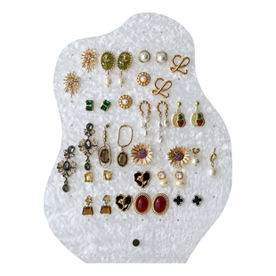 亚克力耳环展示架耳钉收纳架首饰架大容量珠宝饰品挂架展示板神器