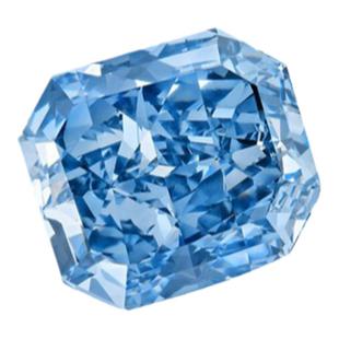 JALANERS彩钻定制 粉钻IGI培育钻石戒指18K金蓝钻小方糖裸钻黄钻