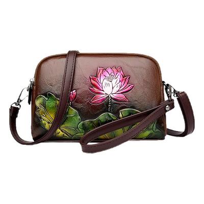 双层贝壳包国潮洋气中老年手拿包