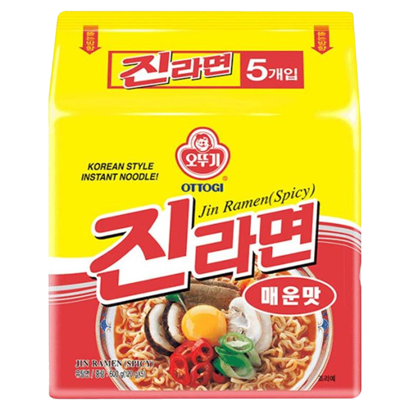 不倒翁金拉面辣味韩国进口袋装泡面
