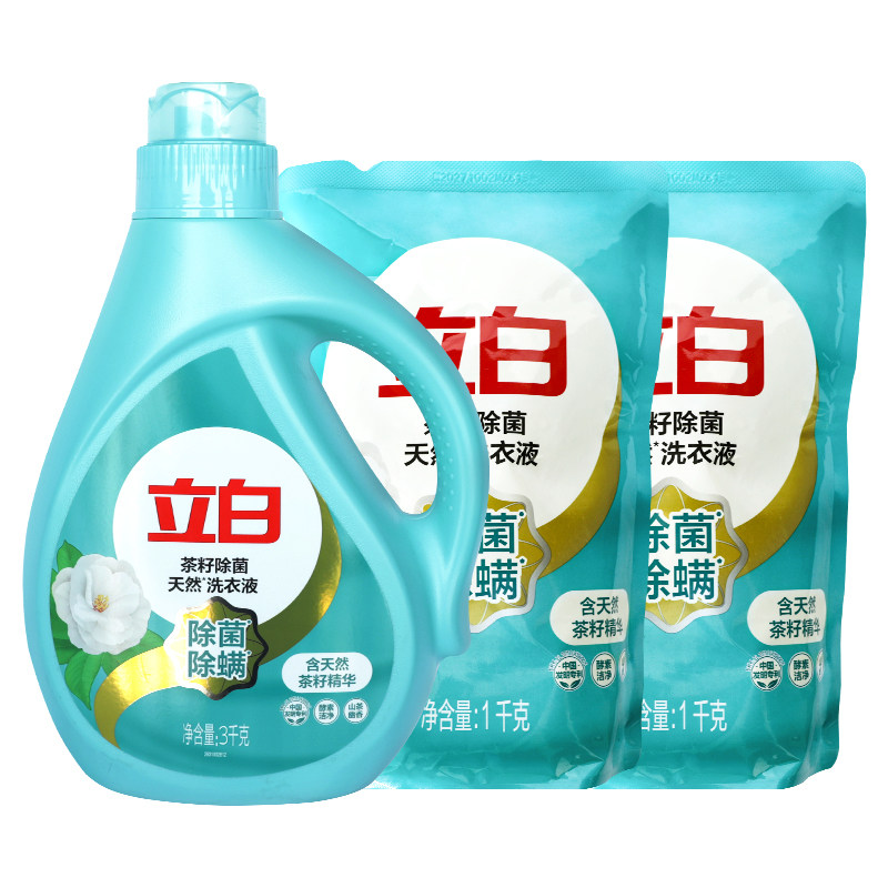 立白茶籽除菌去螨洗衣液500g