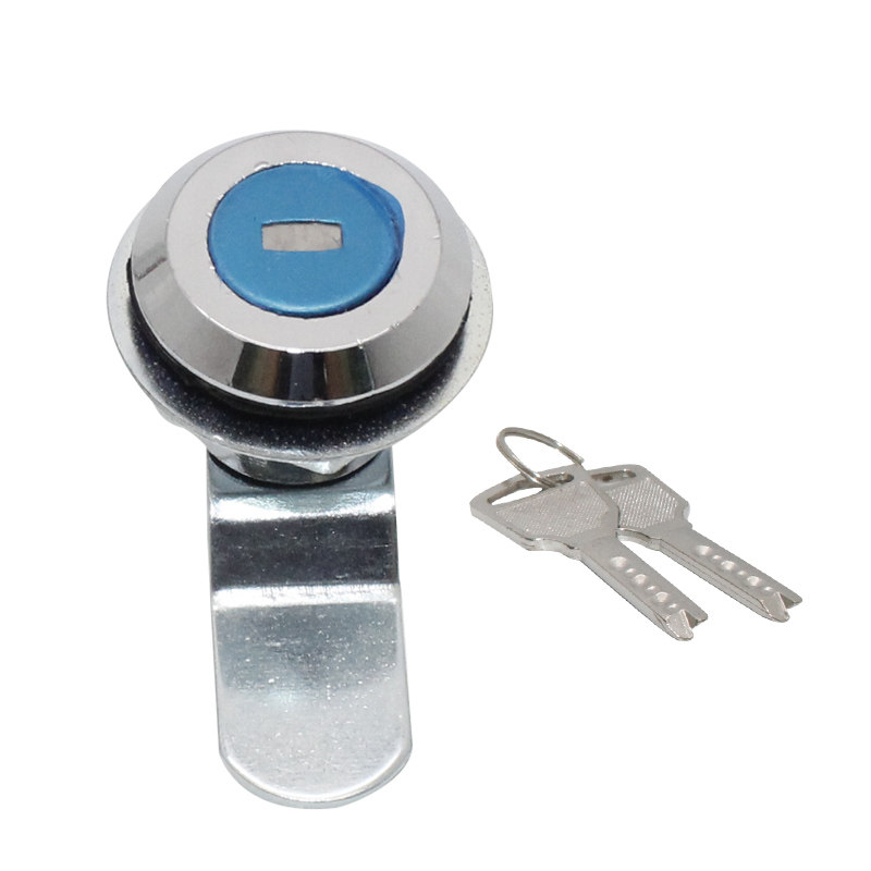 MS805配电箱锁 开关控制箱机柜门圆柱锁文件柜转舌锁现货五金配件